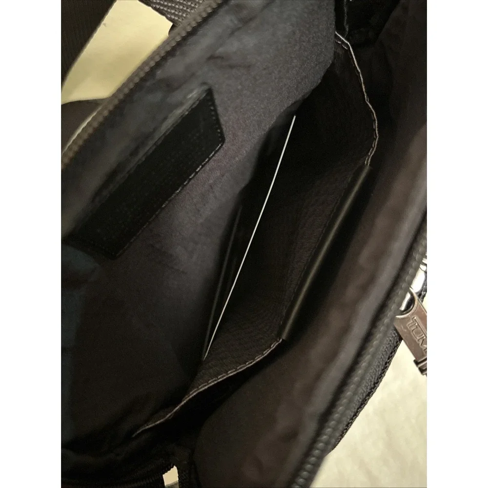 Tumi Alpha Bravo Barksdale Crossbody Bag Ballistic Nylon Black 232309D Mens